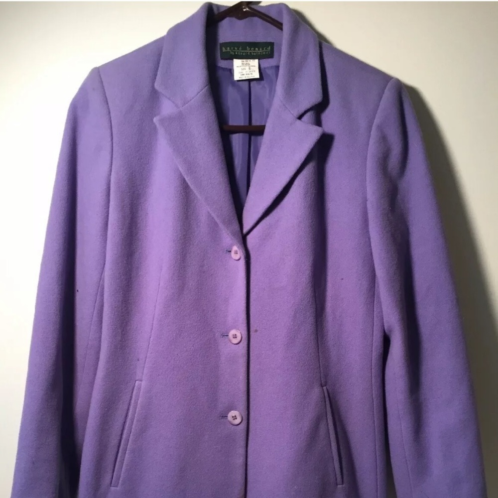 Vintage Harve Benard Wool Blazer Jacket Lavender